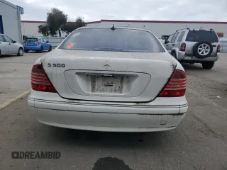 2005 Mercedes-Benz S-Class 5.0L with VIN WDBNG75J45A440752, listed as a Copart auction lot 43256945 with 9,068 mi miles and Clean Title. Bid and sale history available at carsss.com. Image 6.