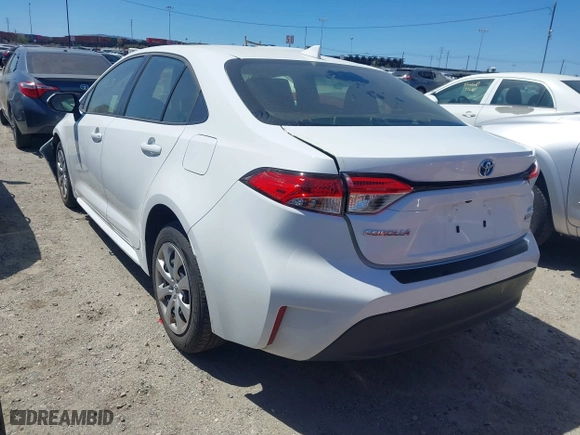 2024 Toyota Corolla Hybrid LE with VIN JTDBCMFE5R3049992, listed as a IAAI auction lot 41770707 with 47,180 mi miles. Bid and sale history available at carsss.com. Image 3.