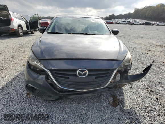 2015 Mazda 3 i SV with VIN JM1BM1T74F1226492, listed as a Copart auction lot 78924504 with 90,456 mi miles and Salvage Title. Bid and sale history available at DreamBid. Image 5.