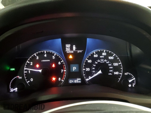 2014 Lexus RX 350 with VIN 2T2BK1BA6EC239883, listed as a Copart auction lot 51311095 with 104,189 mi miles and Salvage Title. Bid and sale history available at DreamBid. Image 9.
