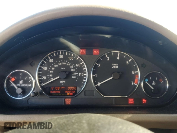 2001 BMW Z3 3.0 z VIN WBACN53481LJ56732, wystawiony jako Copart lot #74111214 z przebiegiem 121 081 mil mil oraz Szkoda całkowita • Salvage title. Historia ofert i sprzedaży dostępna na DreamBid. Obrazek 9.