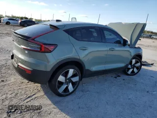 2023 Volvo C40 Recharge Pure Electric Ultimate with VIN YV4ED3GM7P2048563, listed as a Copart auction lot 78019884 with 12,309 mi miles and Non Repairable. Bid and sale history available at carsss.com. Image 3.