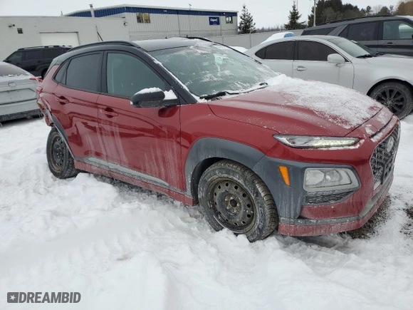 2020 Hyundai Kona Limited with VIN KM8K3CA52LU516980, listed as a Copart auction lot 44015775 with 99,415 mi miles and Salvage Title. Bid and sale history available at carsss.com. Image 4.