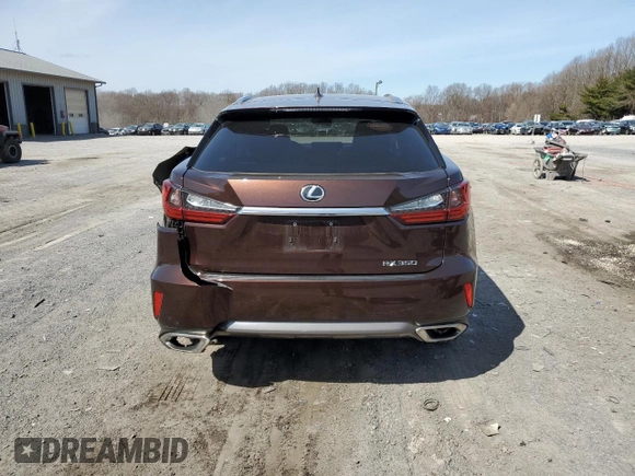 2018 Lexus RX with VIN JTJBZMCA0J2036042, listed as a Copart auction lot 44004593 with 33,066 mi miles. Bid and sale history available at carsss.com. Image 6.