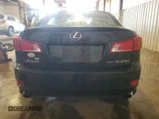 2009 Lexus IS 250 with VIN JTHCK262895032060, listed as a Copart auction lot 48746225 with 151,696 mi miles and Salvage Title. Bid and sale history available at DreamBid. Image 6.