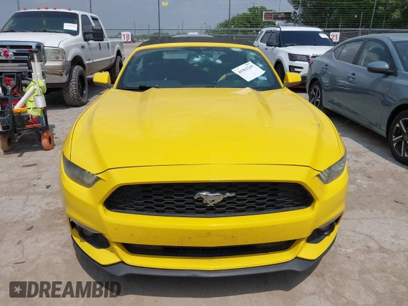 2016 Ford Mustang V6 with VIN 1FATP8EM6G5216232, listed as a IAAI auction lot 41963249 with 58,500 mi miles and . Bid and sale history available at DreamBid. Image 12.
