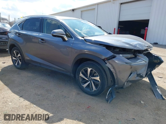2021 Lexus NX 300h with VIN JTJGJRDZ4M2161869, listed as a IAAI auction lot 41869352 with 33,523 mi miles and . Bid and sale history available at DreamBid. Image 1.