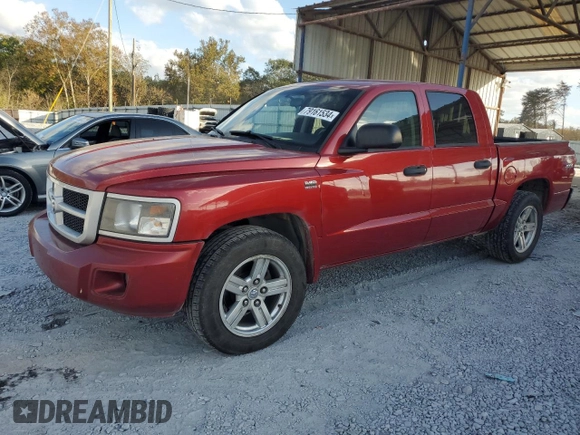 2010 Dodge Dakota SXT with VIN 1D7CW3GP0AS107674, listed as a Copart auction lot 79161534 with 181,681 mi miles and Salvage Title. Bid and sale history available at DreamBid. Image 1.