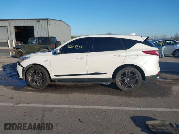 2020 Acura RDX w/A-Spec Pkg with VIN 5J8TC2H68LL035561, listed as a IAAI auction lot 41204363 with 82,396 mi miles. Bid and sale history available at carsss.com. Image 14.