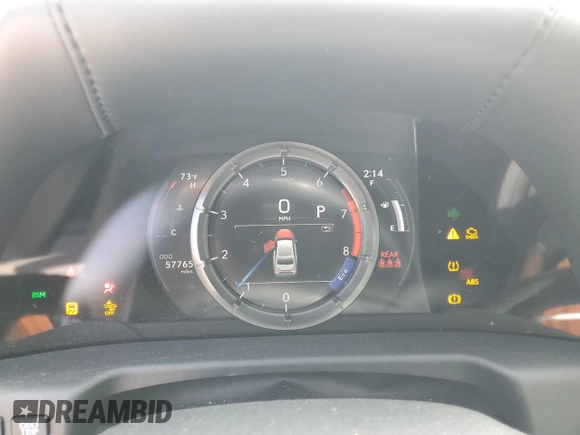 2020 Lexus ES 350 F Sport with VIN 58AGZ1B10LU079493, listed as a Copart auction lot 51712005 with 57,765 mi miles and Salvage title. Bid and sale history available at DreamBid. Image 9.