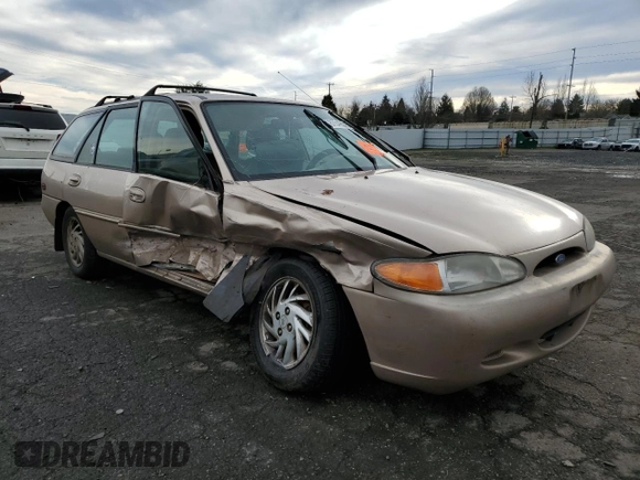 1997 Ford Escort LX with VIN 3FALP15P7VR132710, listed as a Copart auction lot 87546515 with 185,646 mi miles and Salvage Title. Bid and sale history available at DreamBid. Image 4.