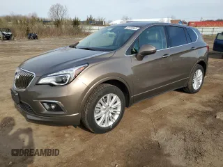 2017 Buick Envision Preferred with VIN LRBFXCSA2HD192246, listed as a Copart auction lot 52606605 with 60,214 mi miles and Salvage Title. Bid and sale history available at carsss.com. Image 1.
