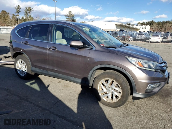 2015 Honda CR-V EX-L with VIN 5J6RM4H74FL087374, listed as a Copart auction lot 47164165 with 103,496 mi miles and Salvage Title. Bid and sale history available at DreamBid. Image 4.