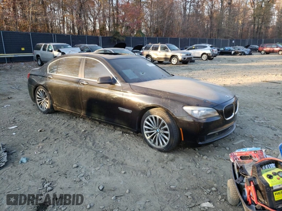 2011 BMW 7 Series 740Li with VIN WBAKB4C53BC392519, listed as a Copart auction lot 41449605 with 71,670 mi miles and Non Repairable. Bid and sale history available at carsss.com. Image 4.