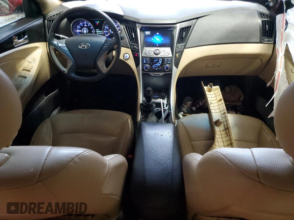 2013 Hyundai Sonata Limited with VIN 5NPEC4AC1DH626369, listed as a Copart auction lot 52663825 with 133,264 mi miles and Salvage Title. Bid and sale history available at carsss.com. Image 8.