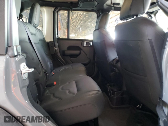 2022 Jeep Wrangler Unlimited High Tide with VIN 1C4HJXDG2NW221829, listed as a Copart auction lot 64836074 with 3,394 mi miles and Salvage Title. Bid and sale history available at DreamBid. Image 10.