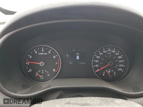 2017 Kia Sportage LX with VIN KNDPM3AC4H7213422, listed as a Copart auction lot 53560945 with 111,822 mi miles and Salvage Title. Bid and sale history available at carsss.com. Image 9.