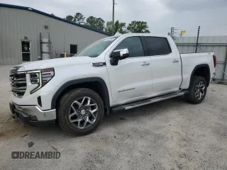 2022 GMC Sierra 1500 SLT z VIN 3GTUUDEL0NG650305, wystawiony jako Copart lot #55397845 z przebiegiem 21 419 mil mil oraz Czysty tytuł • Clean title. Historia ofert i sprzedaży dostępna na DreamBid. Obrazek 1.