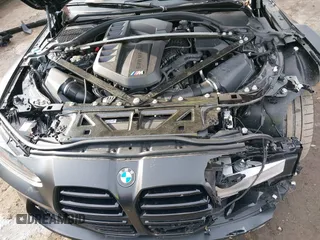 2025 BMW M4 Competition xDrive with VIN WBS33HK09SCS94928, listed as a IAAI auction lot 41485190 with 7,123 mi miles. Bid and sale history available at carsss.com. Image 10.