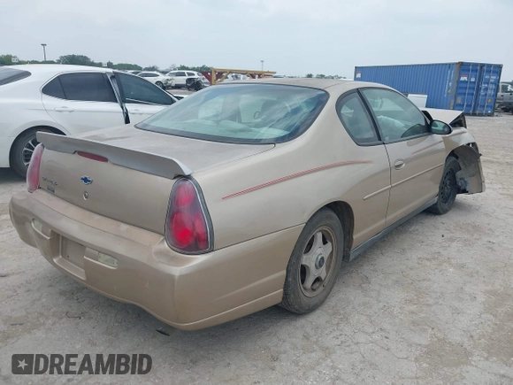2004 Chevrolet Monte Carlo LS with VIN 2G1WW12E149223319, listed as a IAAI auction lot 42167470 with 187,825 mi miles and . Bid and sale history available at DreamBid. Image 4.