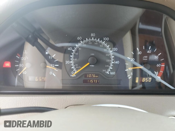 2000 Mercedes-Benz C 230 Kompressor with VIN WDBHA24G1YF946926, listed as a Copart auction lot 70884494 with 115,791 mi miles and Salvage Title. Bid and sale history available at carsss.com. Image 9.