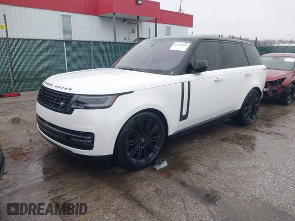 2023 Land Rover Range Rover SE with VIN SALKP9FU3PA051508, listed as a IAAI auction lot 41456091 with 7,635 mi miles. Bid and sale history available at carsss.com. Image 17.