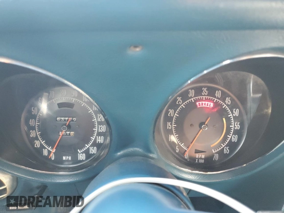 1972 Chevrolet Corvette with VIN 1Z67K2S510901, listed as a Copart auction lot 60161955 with 63,129 mi miles and Clean title. Bid and sale history available at DreamBid. Image 9.