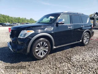2017 Nissan Armada SV z VIN JN8AY2NC5H9501196, wystawiony jako Copart lot #54708765 z przebiegiem 111 251 mil mil oraz Szkoda całkowita • Salvage title. Historia ofert i sprzedaży dostępna na DreamBid. Obrazek 1.