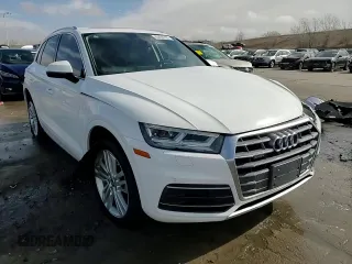 2018 Audi Q5 Premium Plus with VIN WA1BNAFY7J2008738, listed as a Copart auction lot 46462755 with 76,198 mi miles and Salvage Title. Bid and sale history available at carsss.com. Image 14.