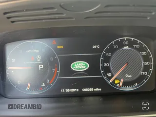 2014 Land Rover Range Rover Supercharged with VIN SALGS2TF6EA155229, listed as a Copart auction lot 75766584 with 95,369 mi miles and Salvage title. Bid and sale history available at DreamBid. Image 8.