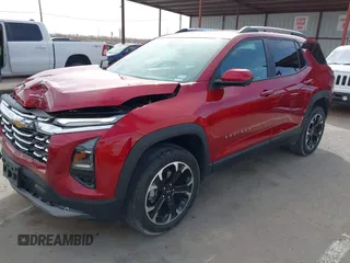 2025 Chevrolet Equinox AWD LT with VIN 3GNAXPEGXSL103535, listed as a IAAI auction lot 41570483 with 2,312 mi miles. Bid and sale history available at carsss.com. Image 2.
