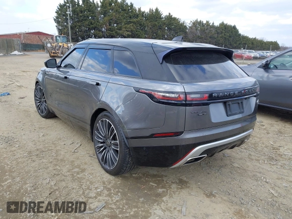 2018 Land Rover Range Rover Velar R-Dynamic HSE with VIN SALYM2RV5JA703390, listed as a IAAI auction lot 41220608 with 67,731 mi miles and . Bid and sale history available at DreamBid. Image 3.