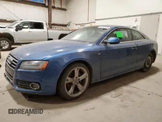 2010 Audi A5 with VIN WAUMFBFR8AA040904, listed as a Copart auction lot 46888985 with 197,605 mi miles and Salvage title. Bid and sale history available at DreamBid. Image 1.