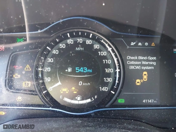 2019 Hyundai Ioniq Plug-In Hybrid Limited with VIN KMHC75LD9KU174113, listed as a IAAI auction lot 41276943 with NaN miles. Bid and sale history available at carsss.com. Image 7.
