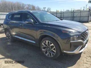 2023 Hyundai Santa Fe Calligraphy with VIN 5NMS5DAL6PH536486, listed as a Copart auction lot 49526825 with 21,560 mi miles and Salvage Title. Bid and sale history available at carsss.com. Image 4.