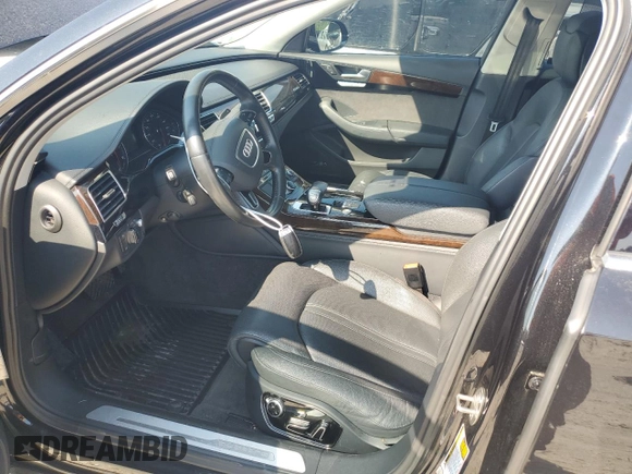 2015 Audi A8 4.0T with VIN WAU32AFD3FN032098, listed as a Copart auction lot 58788445 with 112,804 mi miles and Clean title. Bid and sale history available at DreamBid. Image 7.
