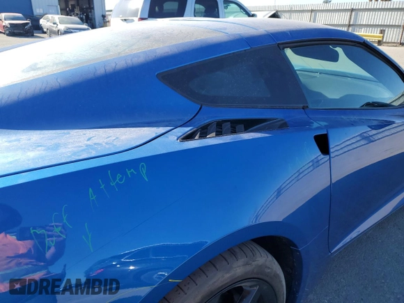 2014 Chevrolet Corvette 2LT with VIN 1G1YD2D78E5130055, listed as a Copart auction lot 88337585 with 18,191 mi miles and Salvage title. Bid and sale history available at DreamBid. Image 10.