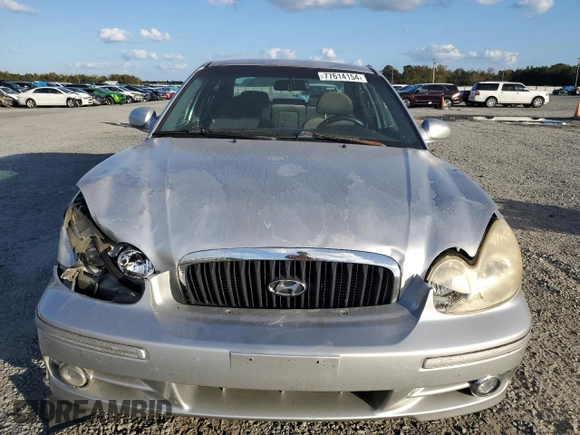 2005 Hyundai Sonata GLS with VIN KMHWF35H95A116657, listed as a Copart auction lot 77614154 with 101,164 mi miles and Salvage Title. Bid and sale history available at carsss.com. Image 5.