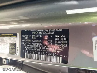 2018 Hyundai Santa Fe Sport 2.4L with VIN 5XYZU3LB8JG563903, listed as a IAAI auction lot 41814986 with 56,287 mi miles. Bid and sale history available at carsss.com. Image 9.