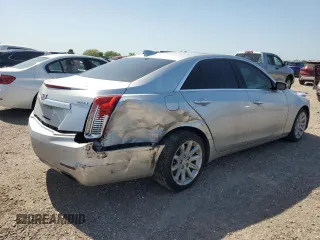 2016 Cadillac CTS RWD with VIN 1G6AP5SX4G0132098, listed as a Copart auction lot 52594175 with 104,683 mi miles and Salvage Title. Bid and sale history available at DreamBid. Image 3.