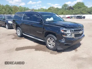 2015 Chevrolet Suburban LT with VIN 1GNSKJKC0FR170354, listed as a IAAI auction lot 42296896 with 130,277 mi miles and . Bid and sale history available at DreamBid. Image 1.
