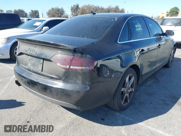 2012 Audi A4 2.0T Premium with VIN WAUAFAFL6CN015679, listed as a IAAI auction lot 41836421 with 186,140 mi miles. Bid and sale history available at carsss.com. Image 4.