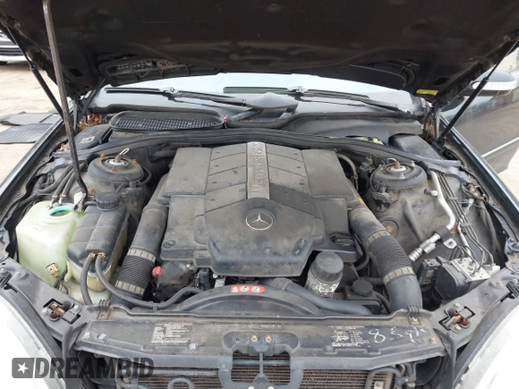 2005 Mercedes-Benz S-Class 4.3L with VIN WDBNG83J15A442273, listed as a IAAI auction lot 41556519 with 222,481 mi miles. Bid and sale history available at carsss.com. Image 10.