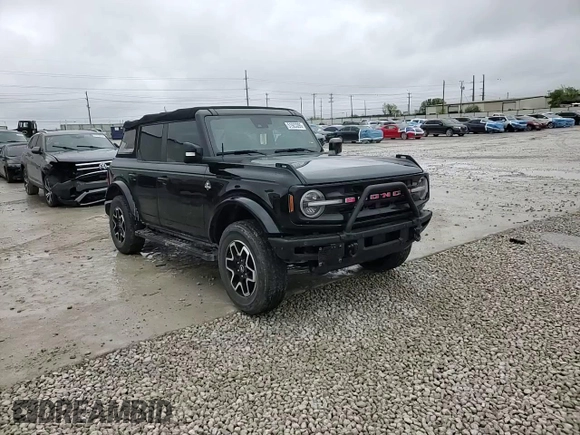 2022 Ford Bronco with VIN 1FMDE5DH1NLB77321, listed as a Copart auction lot 51923395 with 27,016 mi miles and Salvage Title. Bid and sale history available at carsss.com. Image 12.