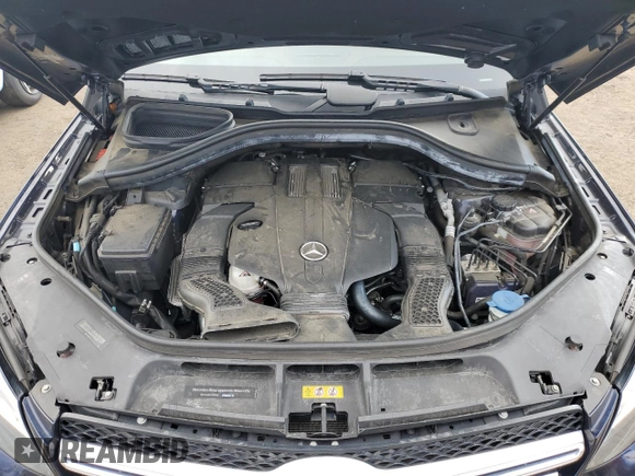 2019 Mercedes-Benz GLE 400 with VIN 4JGDA5GB9KB215933, listed as a Copart auction lot 50123975 with 104,703 mi miles and Salvage title. Bid and sale history available at DreamBid. Image 12.