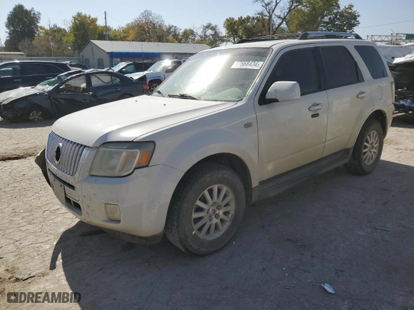 2009 Mercury Mariner Premier with VIN 4M2CU87739KJ24181, listed as a Copart auction lot 77668434 with 167,957 mi miles and Salvage Title. Bid and sale history available at carsss.com. Image 1.