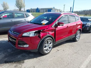 2015 Ford Escape Titanium with VIN 1FMCU9J97FUB57833, listed as a IAAI auction lot 41894505 with 176,975 mi miles. Bid and sale history available at carsss.com. Image 18.