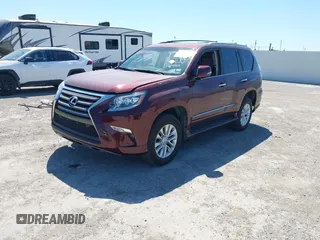 2017 Lexus GX with VIN JTJBM7FX1H5164038, listed as a IAAI auction lot 41819765 with 157,266 mi miles. Bid and sale history available at carsss.com. Image 2.