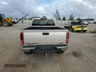 2005 GMC Canyon SLE Z71 with VIN 1GTDS196958208945, listed as a Copart auction lot 78331584 with 163,341 mi miles and Salvage Title. Bid and sale history available at carsss.com. Image 6.