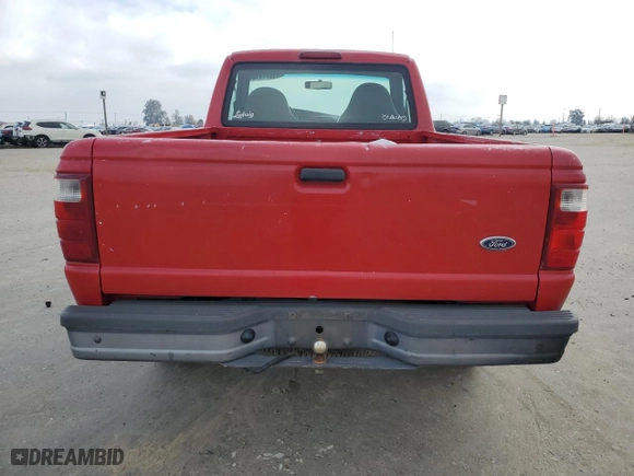 2001 Ford Ranger XL with VIN 1FTYR10C11TA13445, listed as a Copart auction lot 46371915 with 163,206 mi miles and Salvage Title. Bid and sale history available at carsss.com. Image 6.